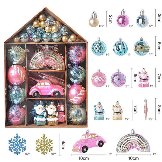 Skorter | 70-piece Set: Christmas Tree Decorations Christmas Balls