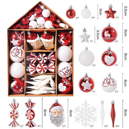 Skorter | 70-piece Set: Christmas Tree Decorations Christmas Balls