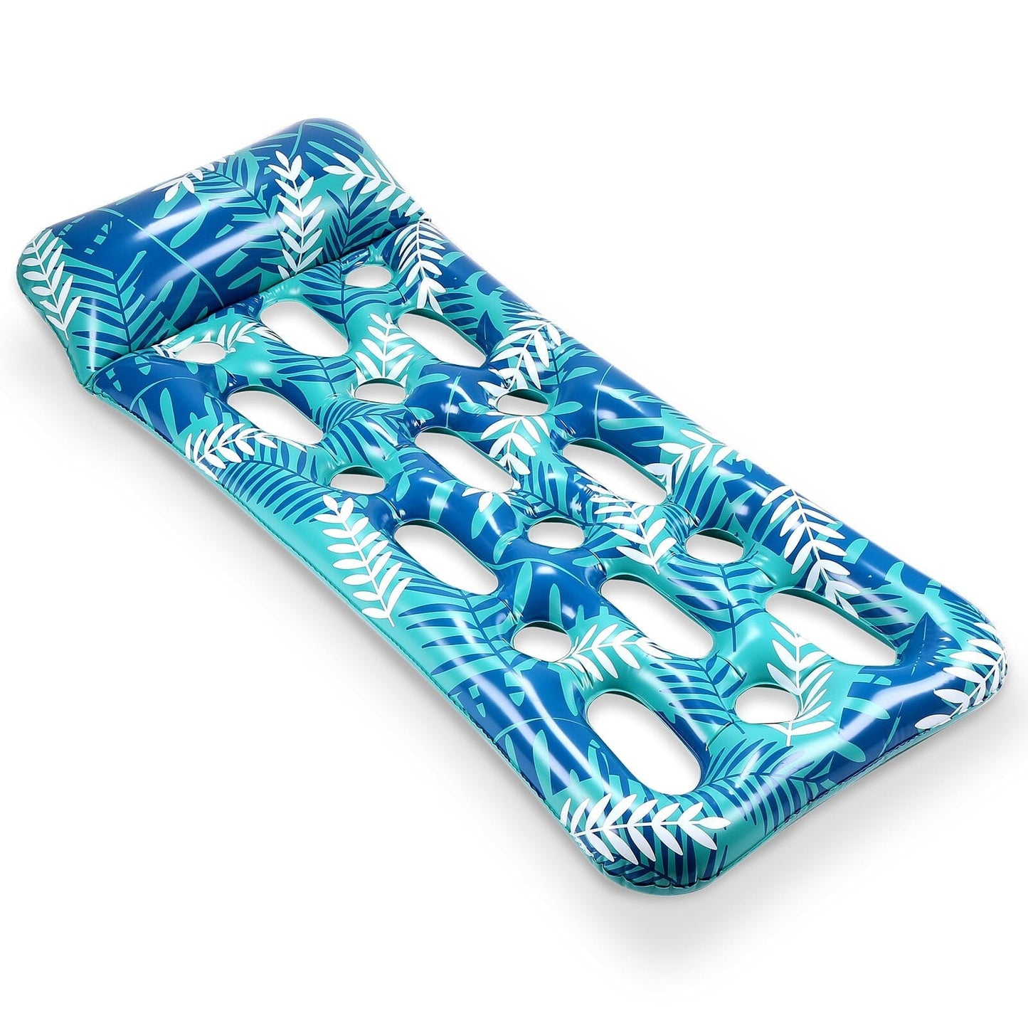 Skorter | 70" x 30" Inflatable Lounge Pool with Headrest