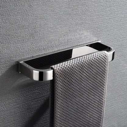 Skorter | 5-piece modern bathroom accessories as single item or in set Polished chrome bathroom set