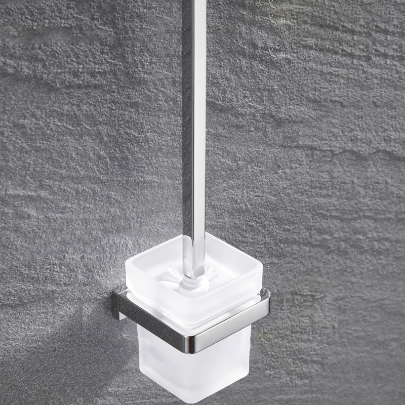 Skorter | 5-piece modern bathroom accessories as single item or in set Polished chrome bathroom set