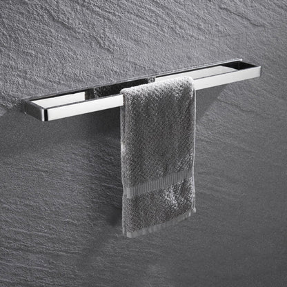 Skorter | 5-piece modern bathroom accessories as single item or in set Polished chrome bathroom set