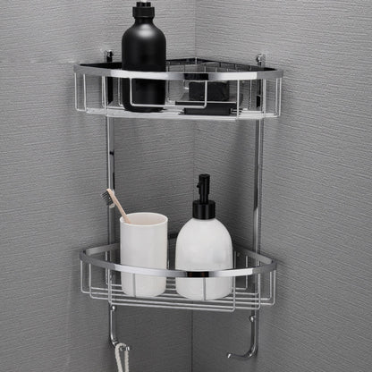 Skorter | 5-piece modern bathroom accessories as single item or in set Polished chrome bathroom set