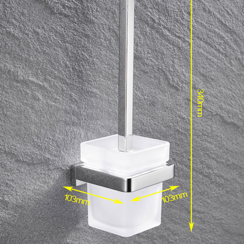 Skorter | 5-piece modern bathroom accessories as a single item or in a set Polished chrome bathroom set