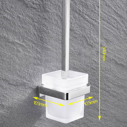 Skorter | 5-piece modern bathroom accessories as a single item or in a set Polished chrome bathroom set