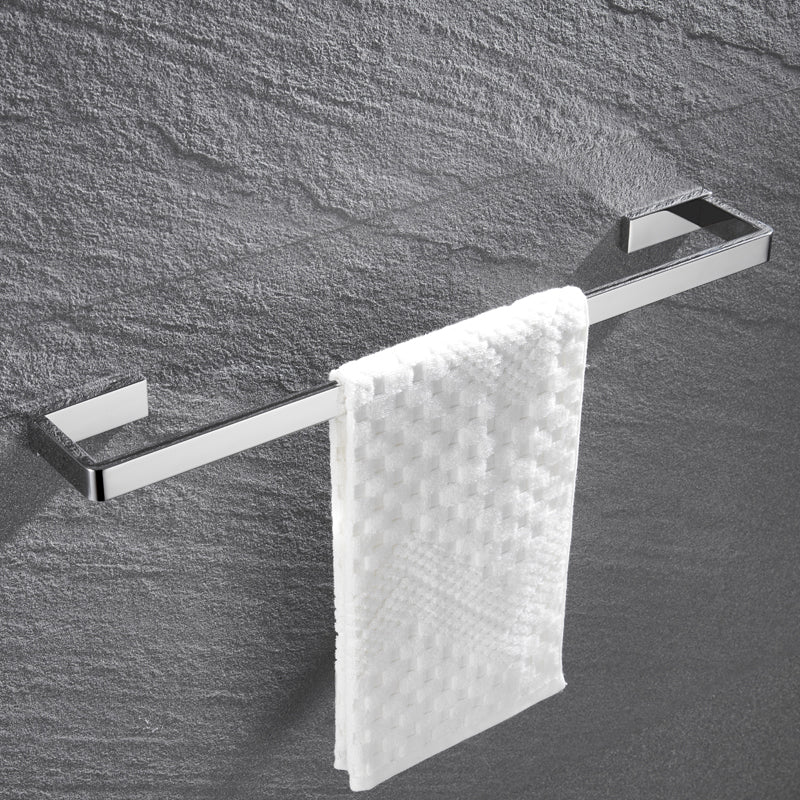 Skorter | 5-piece modern bathroom accessories as single item or in set Polished chrome bathroom set