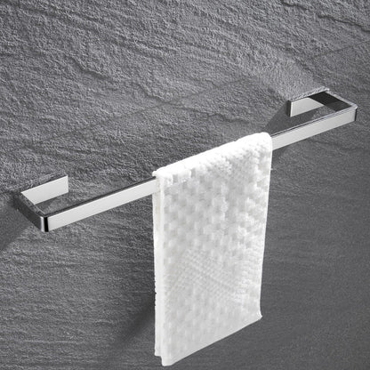 Skorter | 5-piece modern bathroom accessories as single item or in set Polished chrome bathroom set