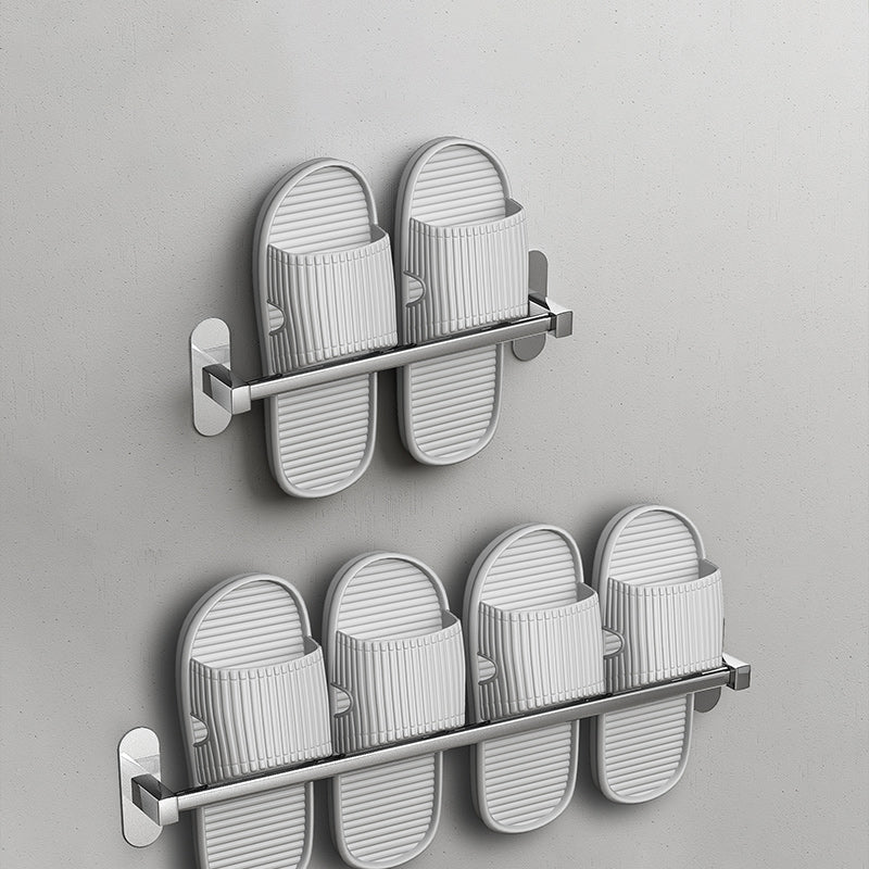 Skorter | 2-Piece Stainless Steel Slip-Resistant Modern Chrome Bathroom Hardware Set