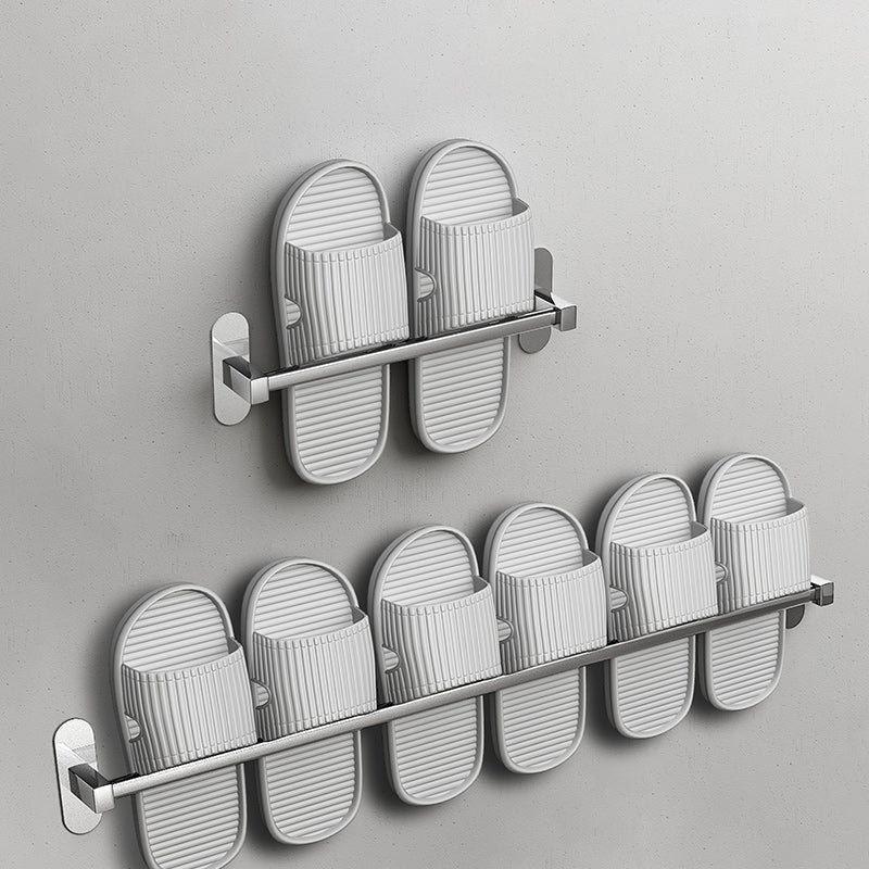 Skorter | 2-Piece Stainless Steel Slip-Resistant Modern Chrome Bathroom Hardware Set