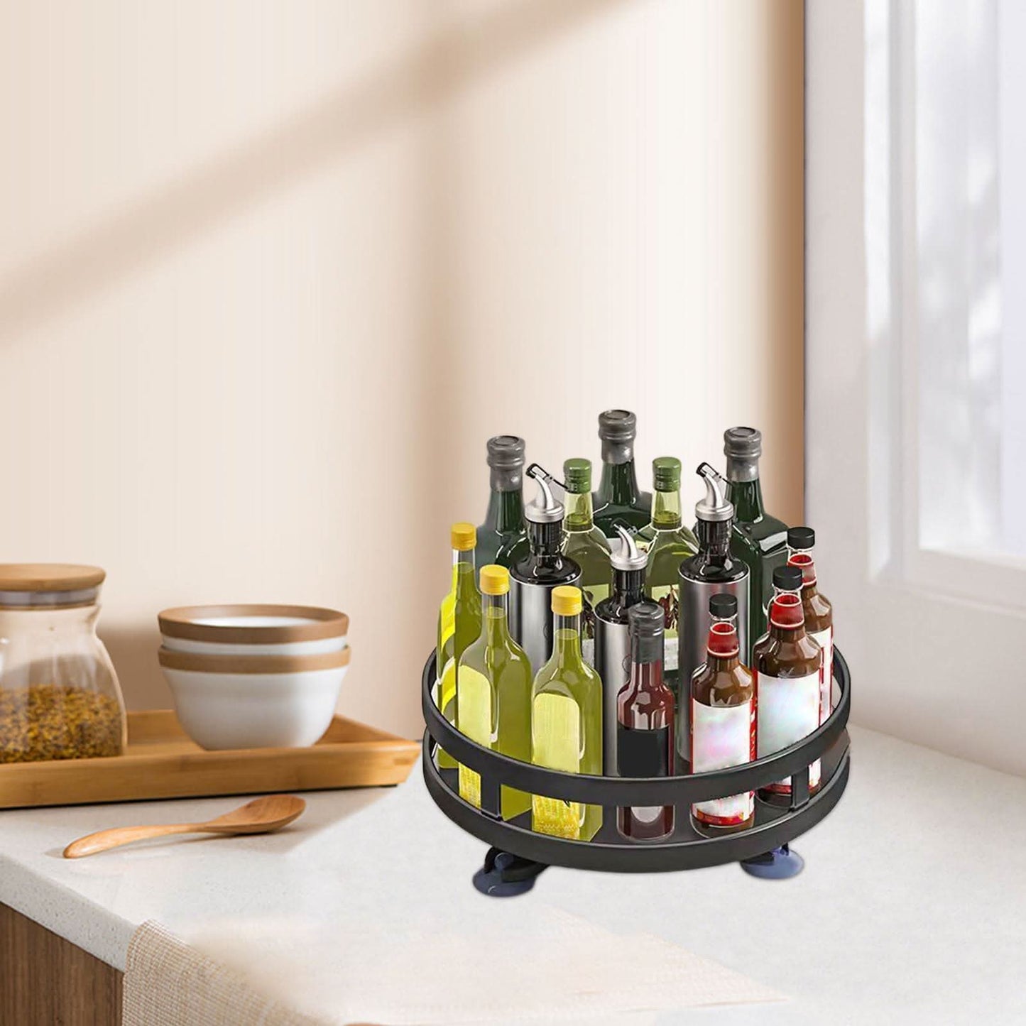 Skorter | 360° Rotating Ingot Rack for Kitchen Cabinets