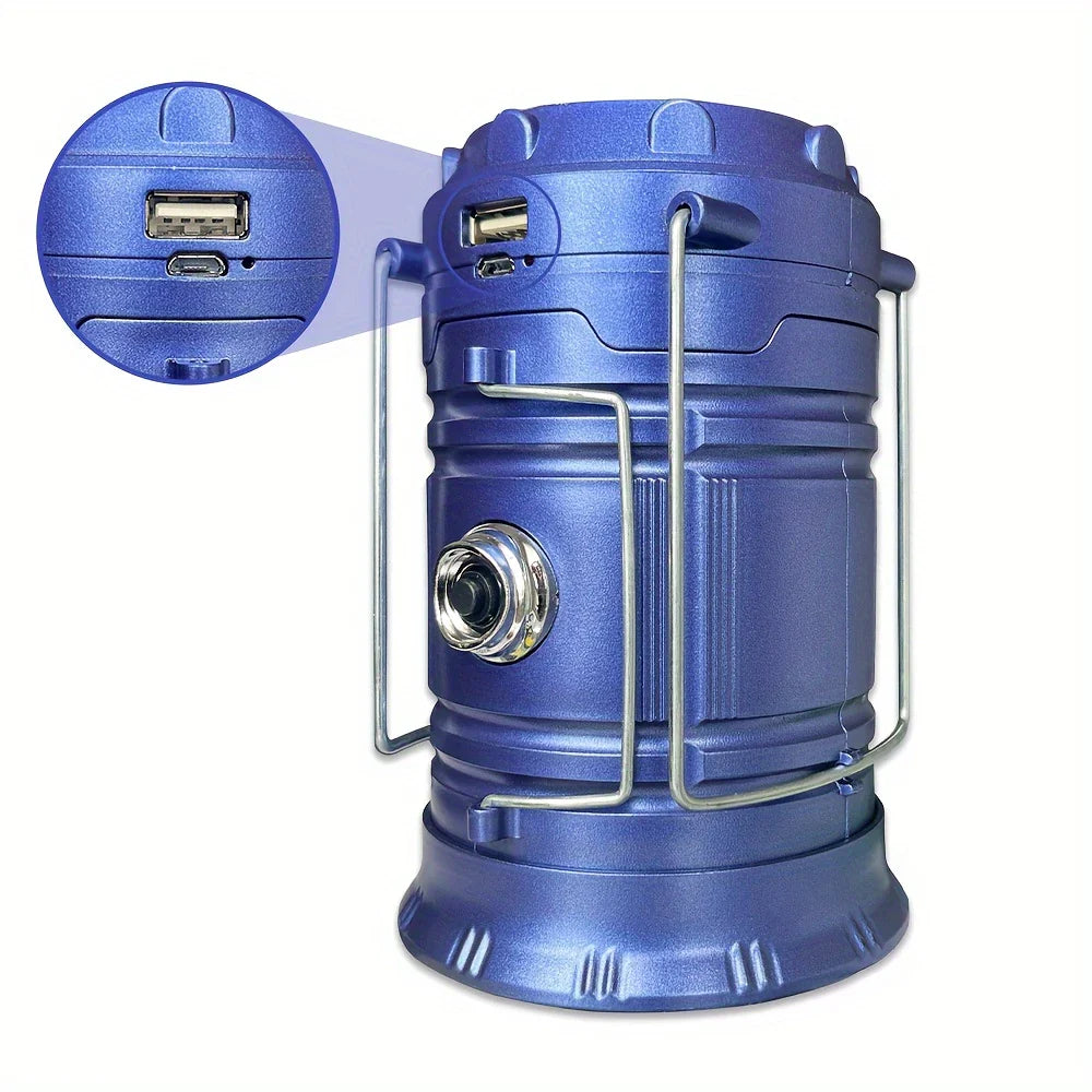 Skorter | Solar Camping Lamp with USB Charging – Portable LED Lantern for Outdoor Activities and Emergencies