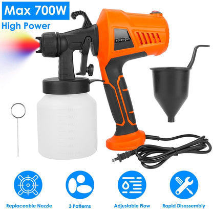 Skorter | 700W Electric Paint Sprayer Handheld with 3 Spray Patterns 800ml
