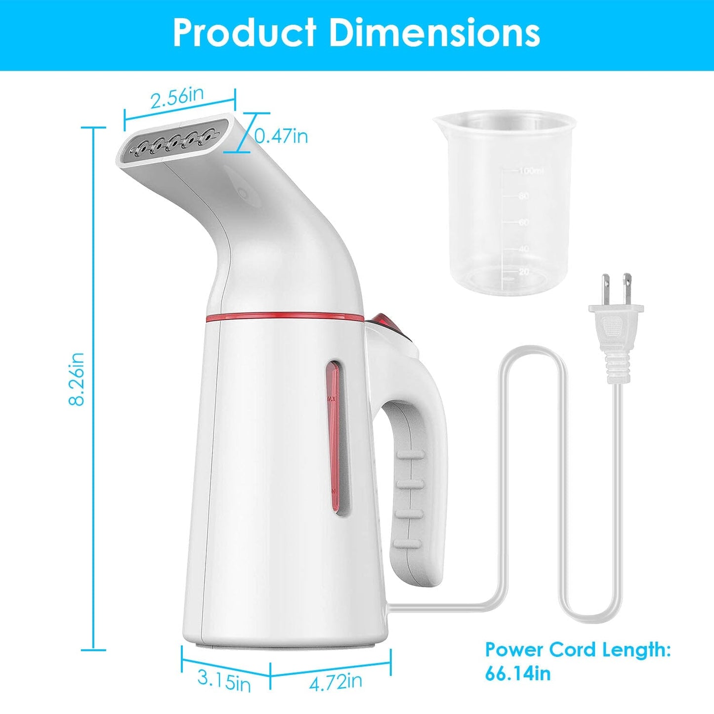 Skorter | 700W Portable Clothing Steamer
