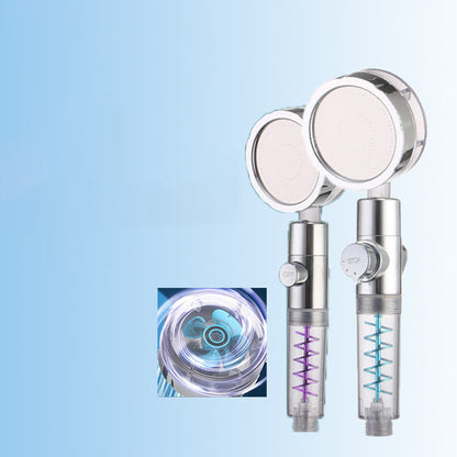 Skorter | Creative Metal Shower Head Adjustable Water Flow Round Handheld Shower Head