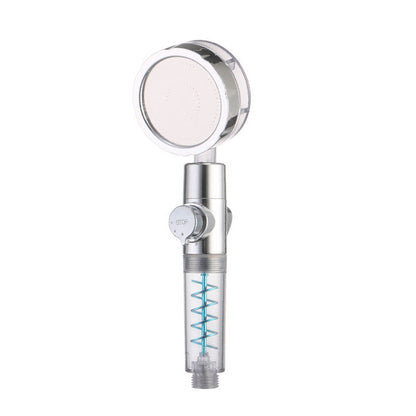 Skorter | Creative Metal Shower Head Adjustable Water Flow Round Handheld Shower Head