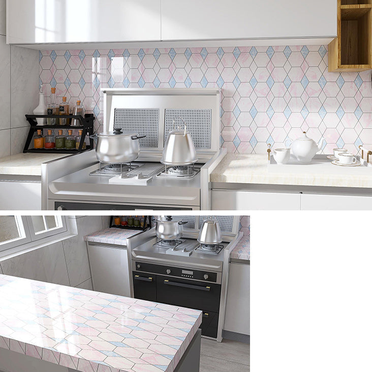Skorter | Stone Composite Single Tile Rectangular Mesh Self-Adhesive Tile