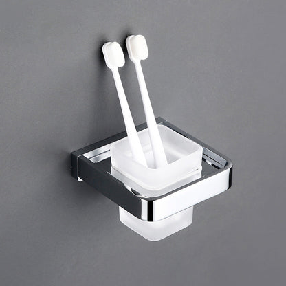 Skorter | 5-piece Bathroom Accessory Set Modern Polished Chrome Bathroom Set