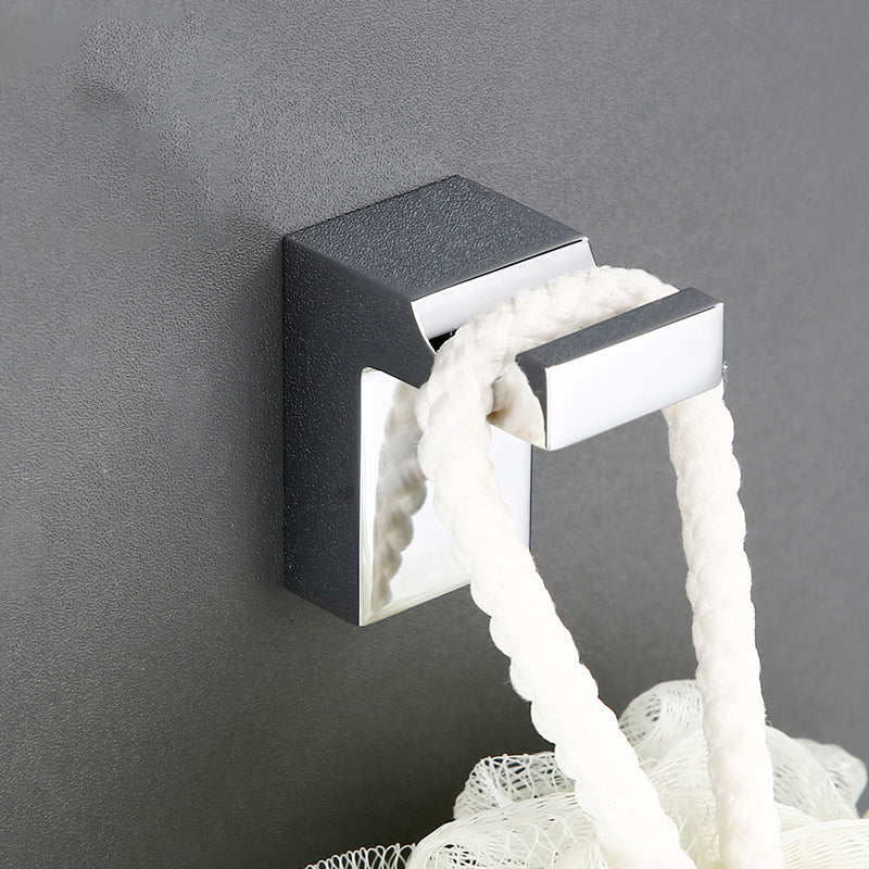 Skorter | 5-piece Bathroom Accessory Set Modern Polished Chrome Bathroom Set