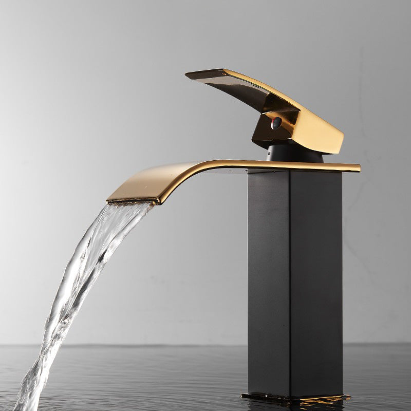 Skorter | Basin Waterfall Outlet Single Lever Tap with LED Light