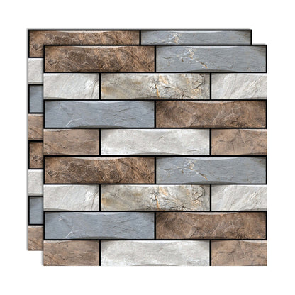 Skorter | 3D Peel and Stick Tiles Plastic Square Peel and Stick Tiles with Waterproof