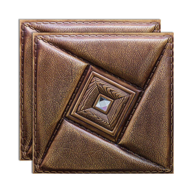 Skorter | 3D Peel and Stick Tiles Plastic Square Peel and Stick Tiles with Waterproof