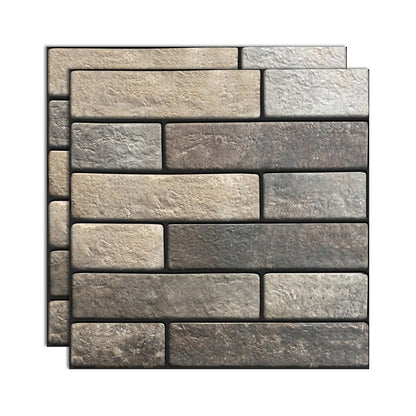 Skorter | 3D Peel and Stick Tiles Plastic Square Peel and Stick Tiles with Waterproof