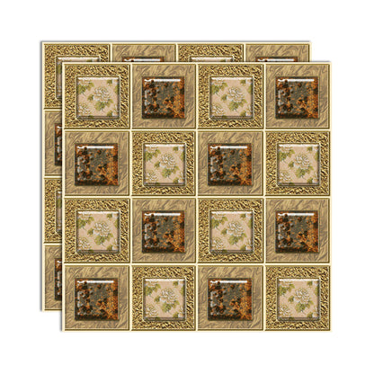 Skorter | 3D Peel and Stick Tiles Plastic Square Peel and Stick Tiles with Waterproof