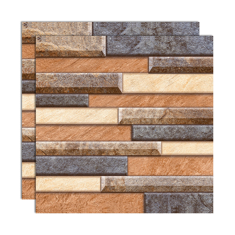 Skorter | 3D Peel and Stick Tiles Plastic Square Peel and Stick Tiles with Waterproof