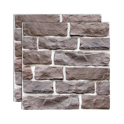 Skorter | 3D Peel and Stick Tiles Plastic Square Peel and Stick Tiles with Waterproof