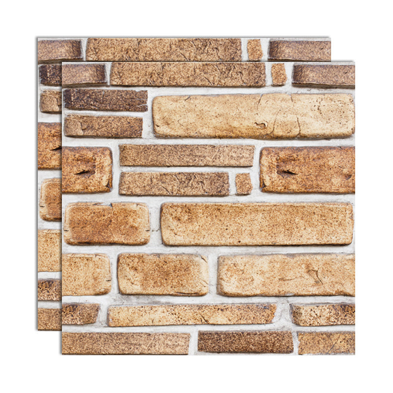 Skorter | 3D Peel and Stick Tiles Plastic Square Peel and Stick Tiles with Waterproof