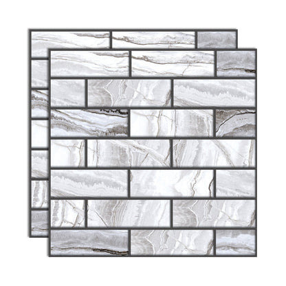 Skorter | 3D Peel and Stick Tiles Plastic Square Peel and Stick Tiles with Waterproof