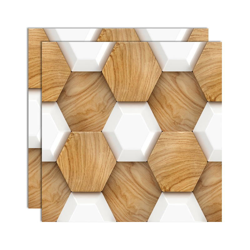 Skorter | 3D Peel and Stick Tiles Plastic Square Peel and Stick Tiles with Waterproof