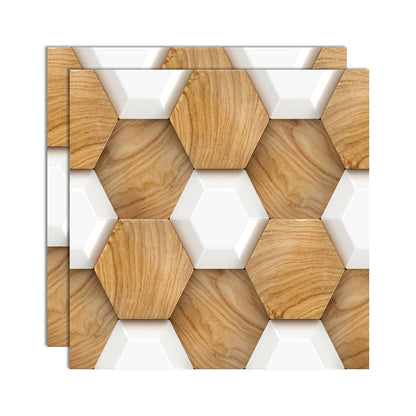 Skorter | 3D Peel and Stick Tiles Plastic Square Peel and Stick Tiles with Waterproof