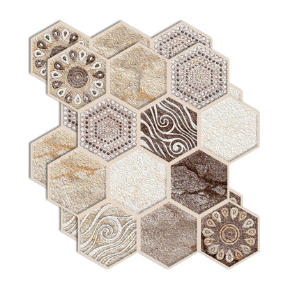 Skorter | 3D Peel and Stick Tiles Plastic Square Peel and Stick Tiles with Waterproof