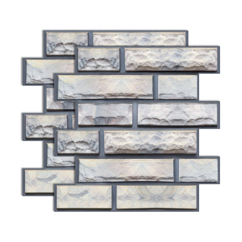 Skorter | 3D Peel and Stick Tiles Plastic Square Peel and Stick Tiles with Waterproof
