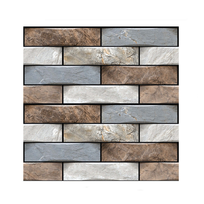 Skorter | Plastic Peel & Stick Subway Tile 3D Subway Tile with Slip-Resistant Surface