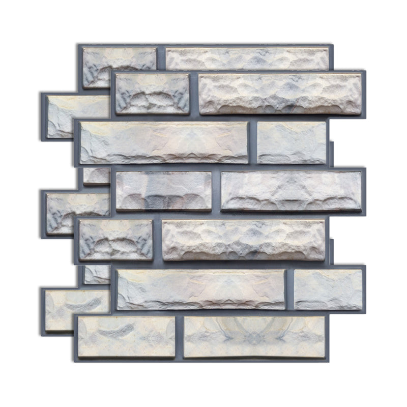 Skorter | Plastic Peel & Stick Subway Tile 3D Subway Tile with Slip-Resistant Surface