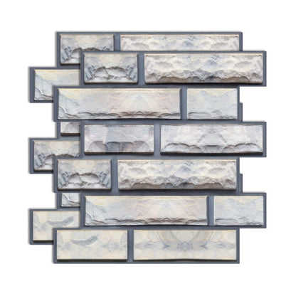 Skorter | Plastic Peel & Stick Subway Tile 3D Subway Tile with Slip-Resistant Surface