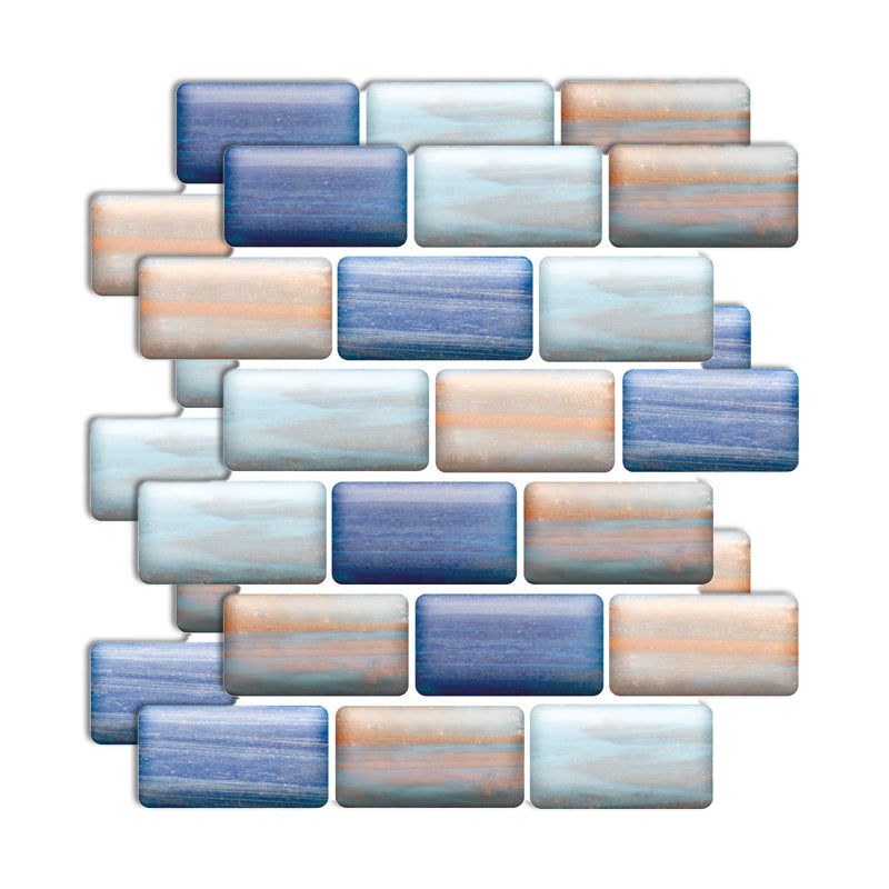 Skorter | Plastic Peel & Stick Subway Tile 3D Subway Tile with Slip-Resistant Surface