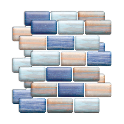Skorter | Plastic Peel & Stick Subway Tile 3D Subway Tile with Slip-Resistant Surface
