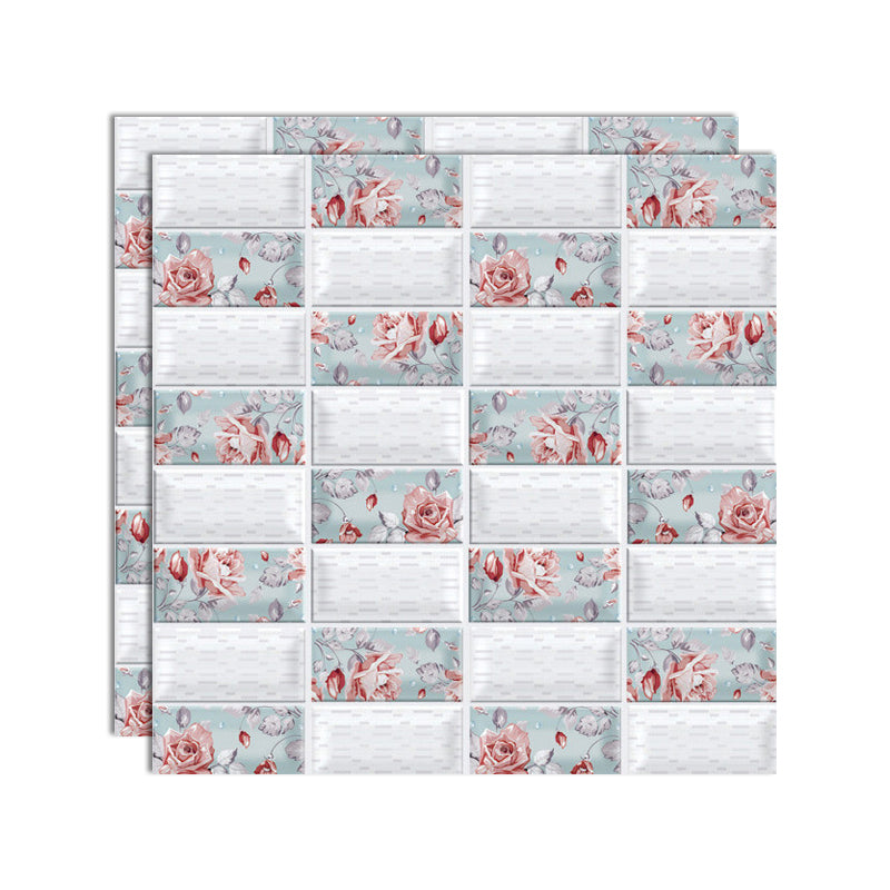 Skorter | Plastic Peel & Stick Subway Tile 3D Subway Tile with Slip-Resistant Surface