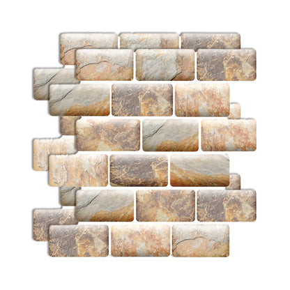 Skorter | Plastic Peel & Stick Subway Tile 3D Subway Tile with Slip-Resistant Surface