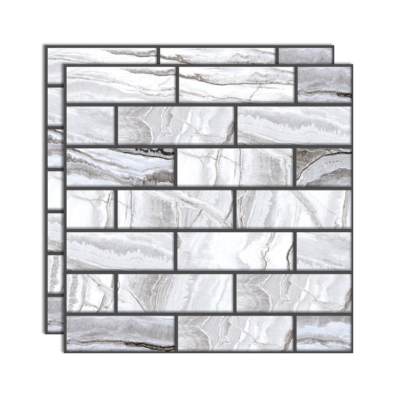 Skorter | Plastic Peel & Stick Subway Tile 3D Subway Tile with Slip-Resistant Surface