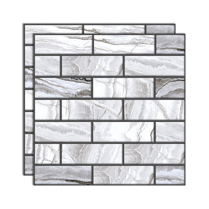 Skorter | Plastic Peel & Stick Subway Tile 3D Subway Tile with Slip-Resistant Surface