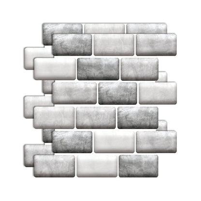 Skorter | Plastic Peel & Stick Subway Tile 3D Subway Tile with Slip-Resistant Surface