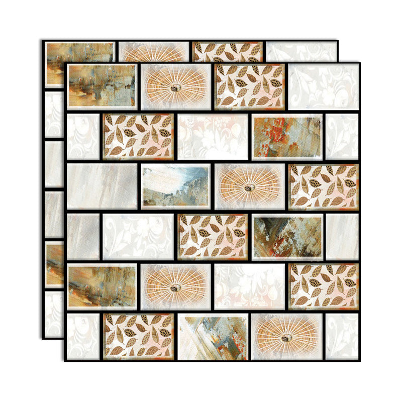 Skorter | Plastic Peel & Stick Subway Tile 3D Subway Tile with Slip-Resistant Surface