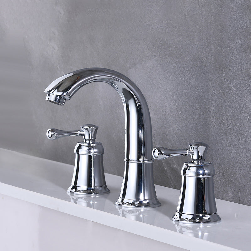 Skorter | Bathroom Faucet Lever Handle Brass Hand Shower Sink Faucet