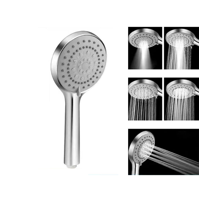 Skorter | Basic Shower Head Round Plastic Handheld Shower Head in Silver