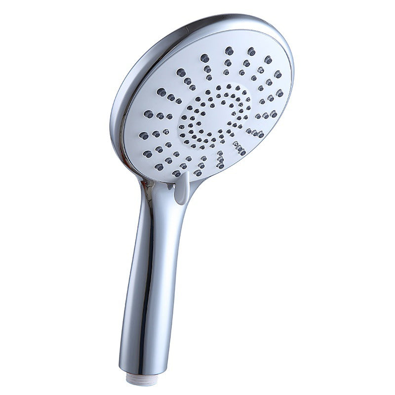 Skorter | Basic Shower Head Round Plastic Handheld Shower Head in Silver
