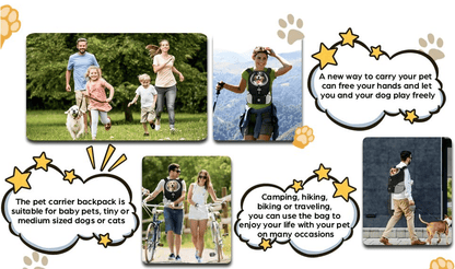 Skorter | Dog Backpack Ergonomic Design Pet Backpack